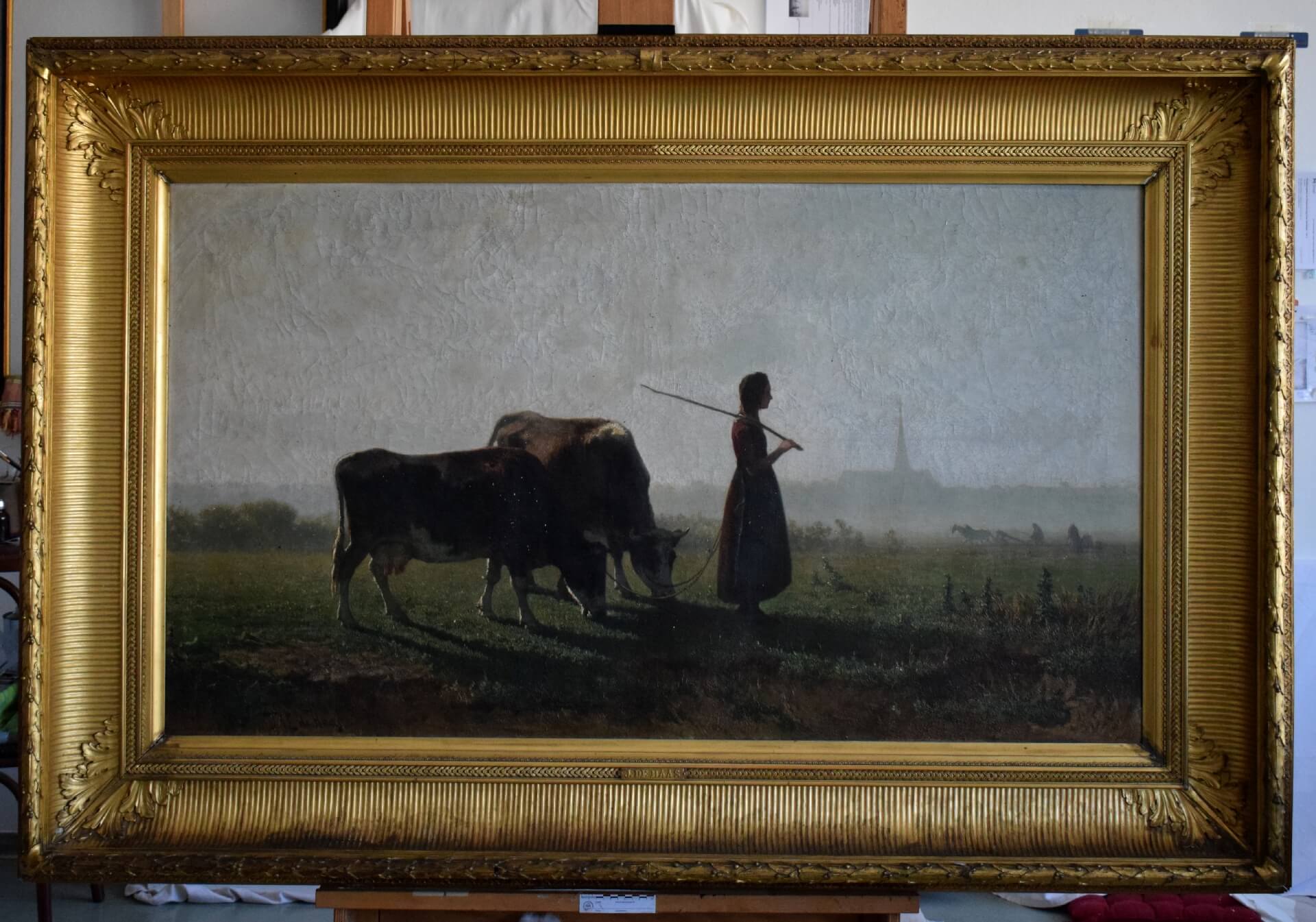 Gemälde Zustand vor der Restaurierung