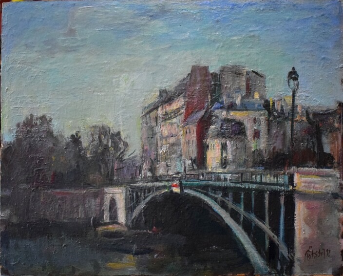 Nachzustand Pariser Seine-Brücke