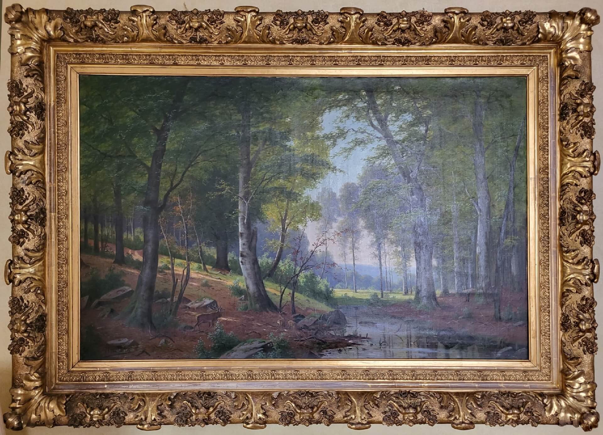 Gemälde Zustand vor der Restaurierung