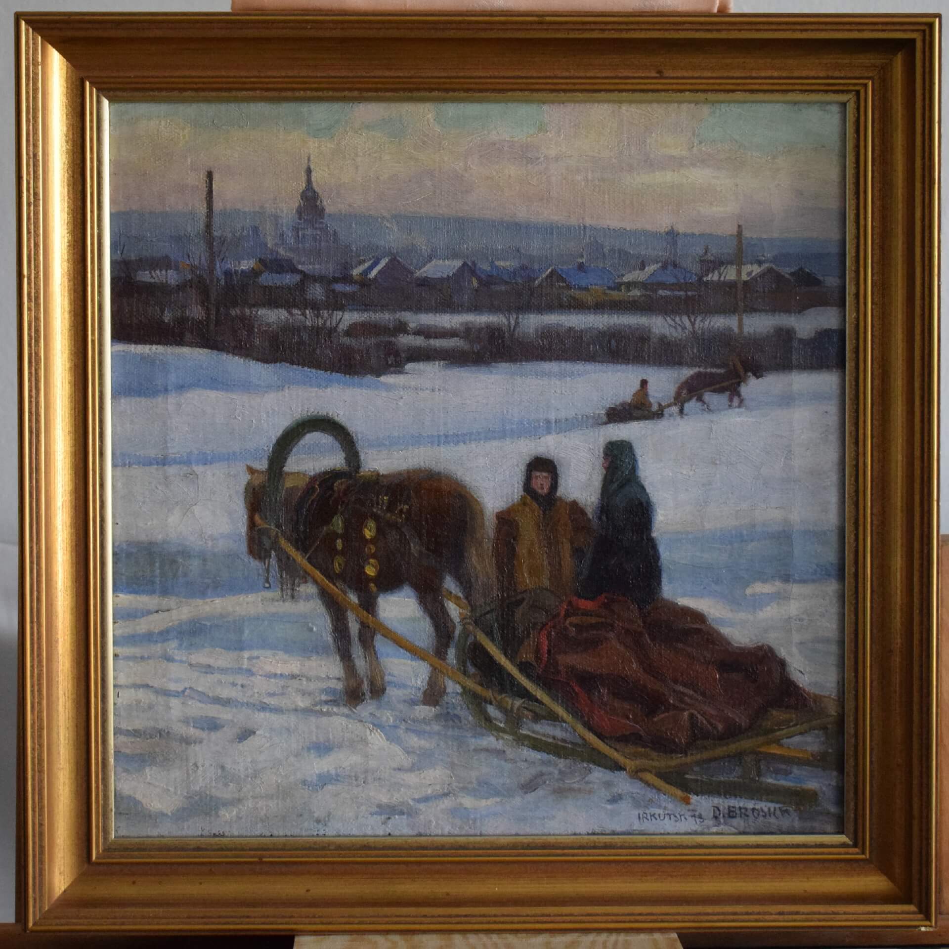 Gemälde Zustand vor der Restaurierung