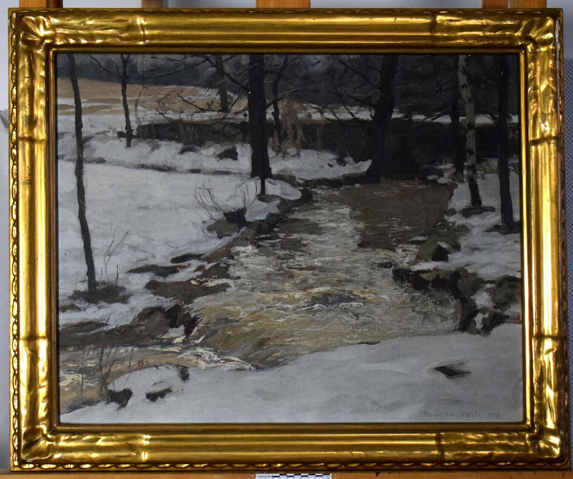 Gemälde Zustand vor der Restaurierung